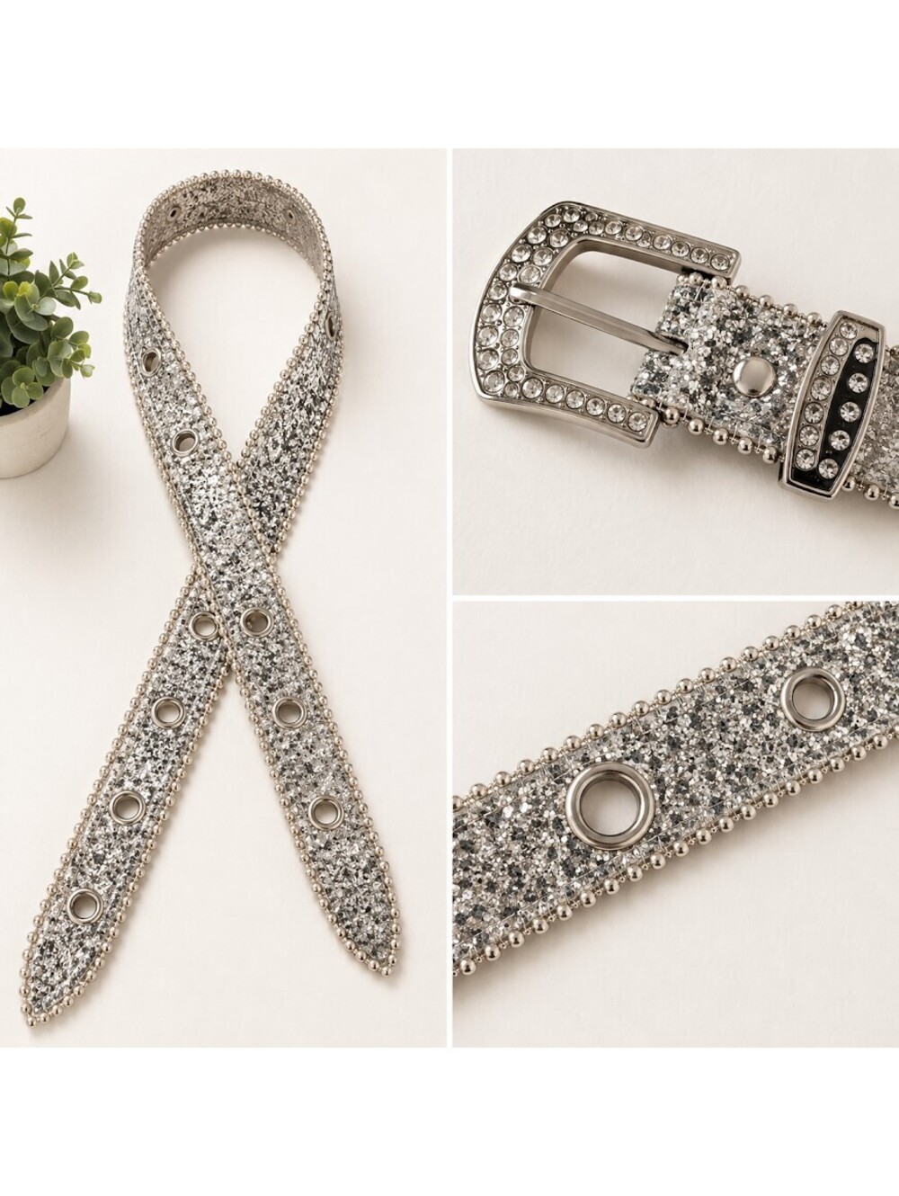 Rhinestone & Glitter Belt